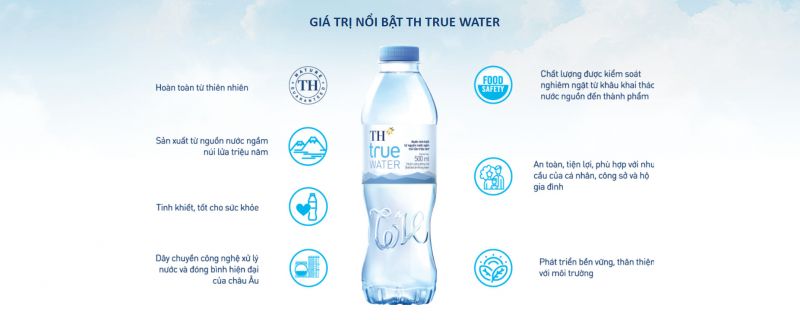 Về nước uống TH True water
